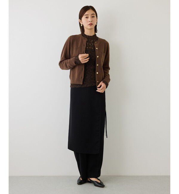 ROPE「【J'aDoRe・一部店舗限定サイズ】カムイレースハイネックカットソー/イージーケア」|Tシャツ・カットソー|