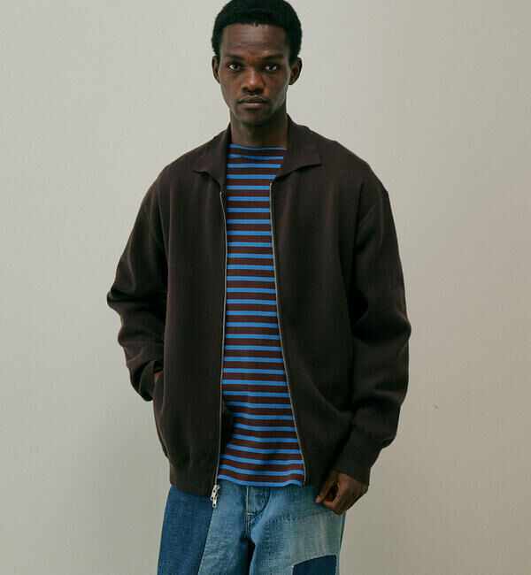 ORCIVAL「ORCIVAL | コットンロード ボートネック フレンチバスクTシャツ MEN」|Tシャツ・カットソー|BROWN系1