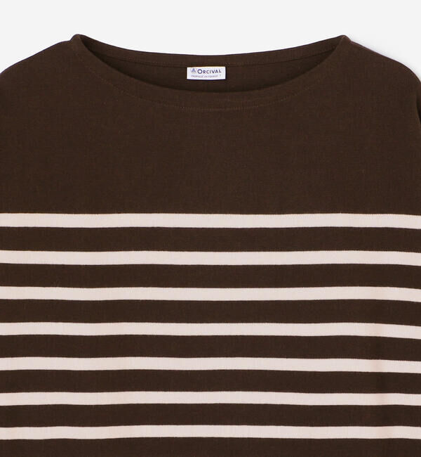 ORCIVAL「ORCIVAL | ラッセル ボートネック ワイドセーラーTシャツ WOMEN」|Tシャツ・カットソー|