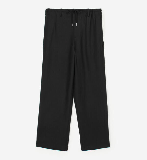 Morris & Sons「MORRIS & SONS | ワイド イージーパンツ MEN」|チノ|BLACK