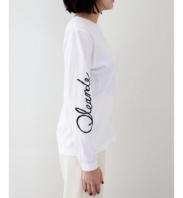  「スリーブロゴロングTシャツ」|Tシャツ・カットソー|