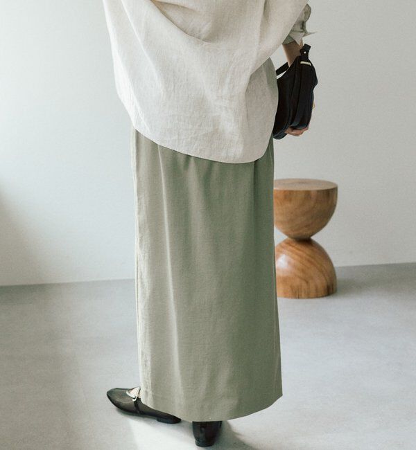  「【吸水速乾/接触冷感/UVカット】フロントZIPタイトスカート」|スカート|