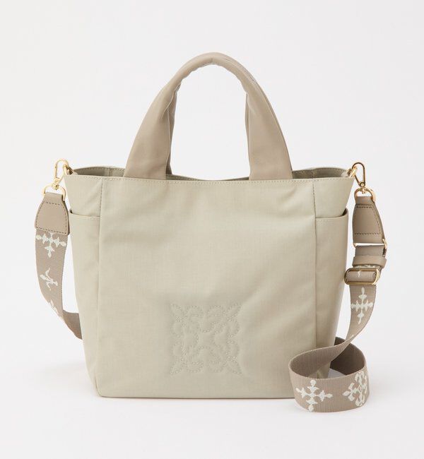  「【Souffle TOTE】《WEB限定》コーデュラナイロン2WAYトートバッグ」|トートバッグ|グレージュ
