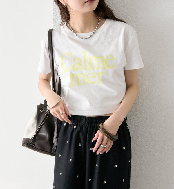  「【4色展開/短丈で使いやすい◎】カラーロゴチビTシャツ」|Tシャツ・カットソー|