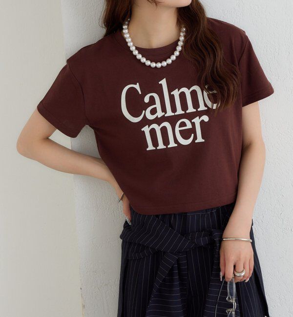  「【4色展開/短丈で使いやすい◎】カラーロゴチビTシャツ」|Tシャツ・カットソー|