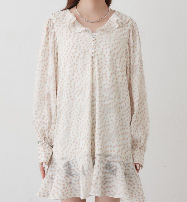  「フリルミニワンピース」|ワンピース|