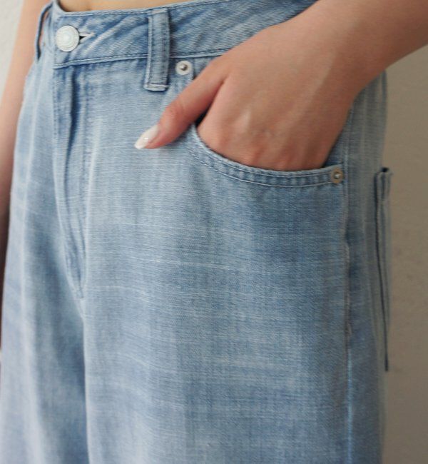  「ライトドロストデニムパンツ」|デニム|