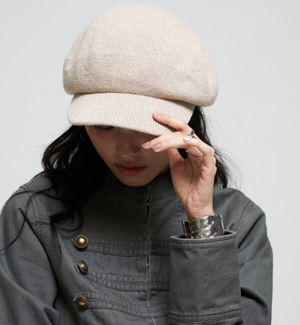 「【26AW LOOK掲載品番】ニットキャスケット」|ハット|