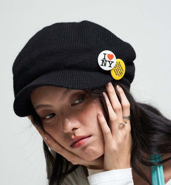  「【26AW LOOK掲載品番】ニットキャスケット」|ハット|