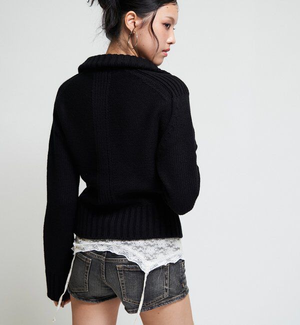  「【26AW LOOK掲載品番】ヘリテージWボタンニット」|ニット・セーター|