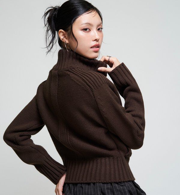  「【26AW LOOK掲載品番】ヘリテージWボタンニット」|ニット・セーター|