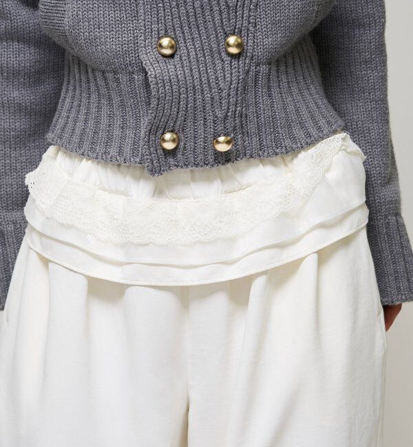  「【26AW LOOK掲載品番】フリルミディサーカスパンツ」|チノ|