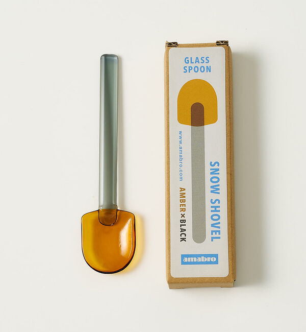 collex「【amabro/アマブロ】 SNOW SHOVEL  耐熱ガラス ティースプーン」|食器・キッチングッズ|