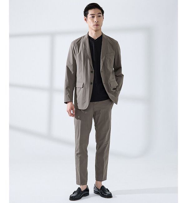 ABAHOUSE「【上下2点セット/WEB限定】360&deg;ストレッチ リップストップ レギュラーセッ」|スーツ|チャコールグレー