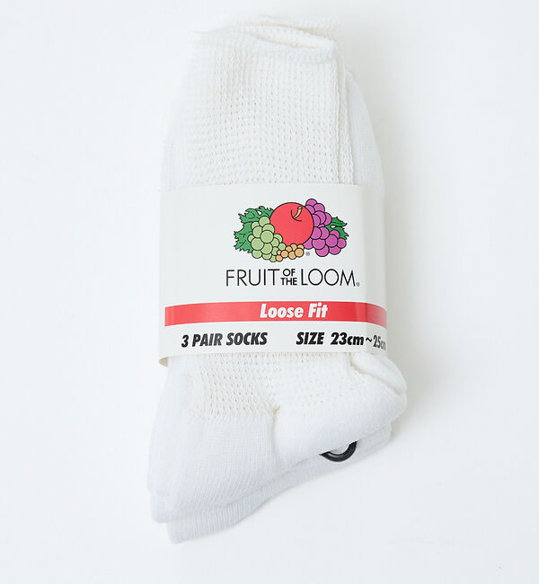 Rouge vif「【FRUIT OF THE LOOM/フルーツ・オブ・ザ・ルーム】【3足セット】」|ソックス|その他1