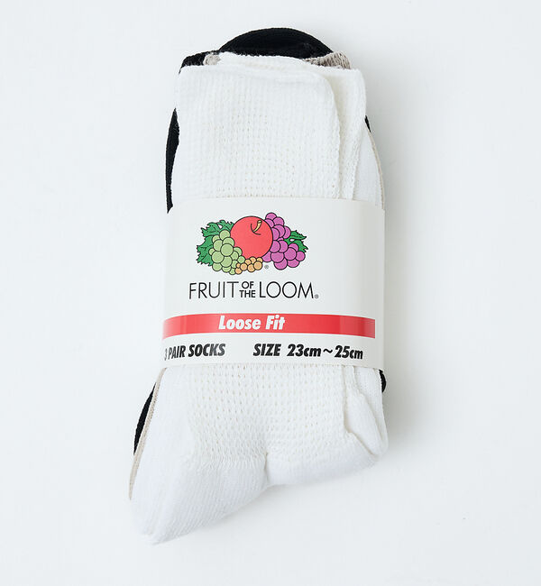 Rouge vif「【FRUIT OF THE LOOM/フルーツ・オブ・ザ・ルーム】【3足セット】」|ソックス|その他3