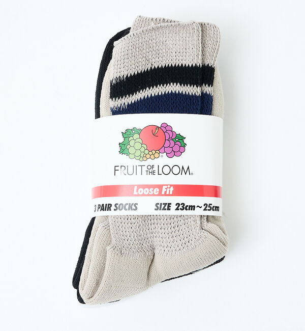 Rouge vif「【FRUIT OF THE LOOM/フルーツ・オブ・ザ・ルーム】【3足セット】」|ソックス|その他6