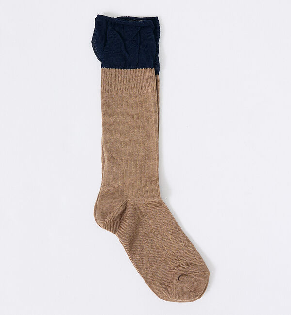 Rouge vif「【MES CHAUSSETTES/メ・ショセット】Layeredソックス/靴下/」|ソックス|キャメル
