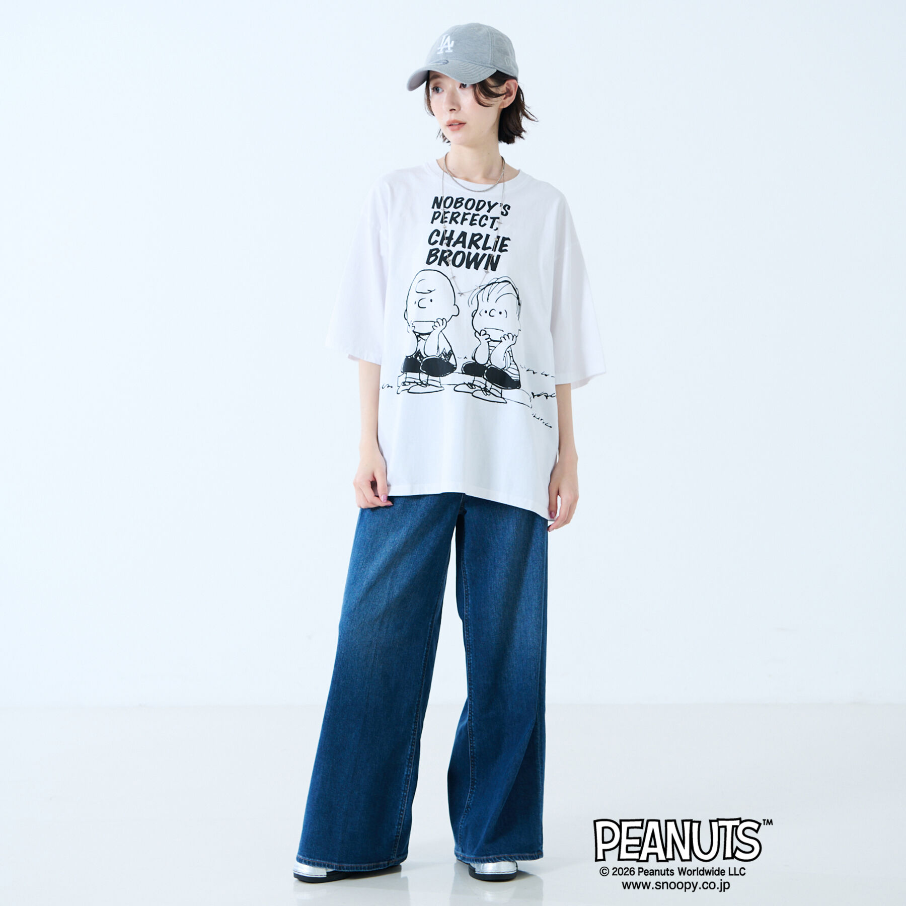 Rouge vif「【JOHNBULL/ジョンブル】PEANUTS プリントTシャツ / スヌーピー」|Tシャツ・カットソー|