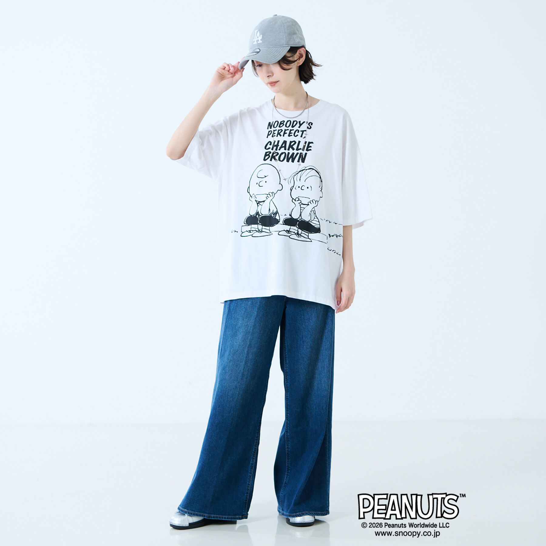 Rouge vif「【JOHNBULL/ジョンブル】PEANUTS プリントTシャツ / スヌーピー」|Tシャツ・カットソー|