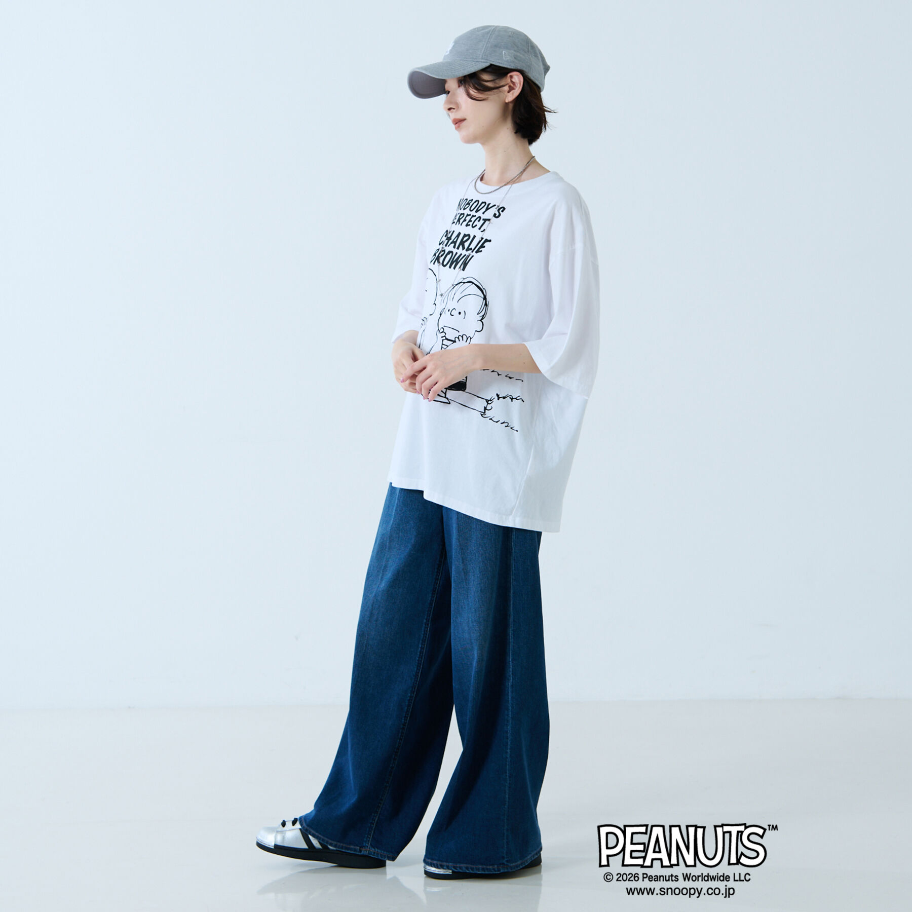 Rouge vif「【JOHNBULL/ジョンブル】PEANUTS プリントTシャツ / スヌーピー」|Tシャツ・カットソー|