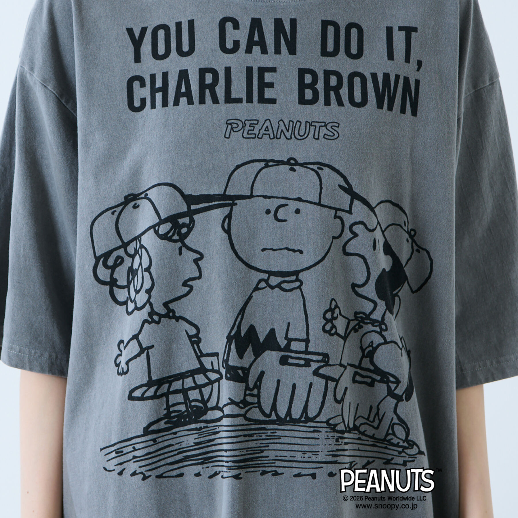 Rouge vif「【JOHNBULL/ジョンブル】PEANUTS プリントTシャツ / スヌーピー」|Tシャツ・カットソー|
