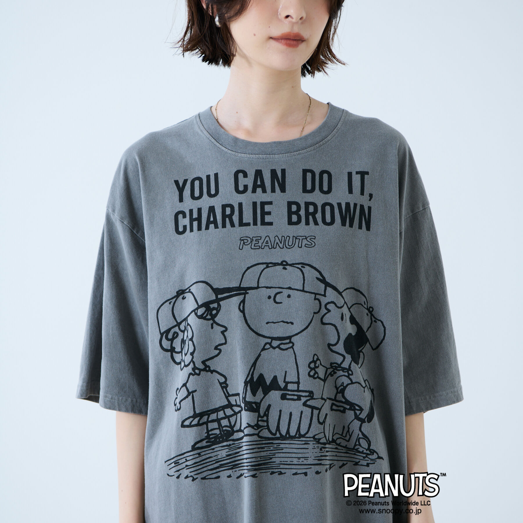 Rouge vif「【JOHNBULL/ジョンブル】PEANUTS プリントTシャツ / スヌーピー」|Tシャツ・カットソー|