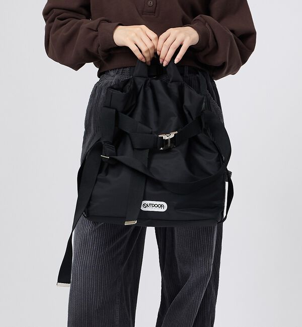 Rouge vif「【OUTDOOR PRODUCTS / アウトドアプロダクツ】2WAY巾着ベルト」|ショルダー・メッセンジャー|