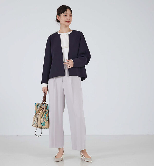 qualite「【セットアップ対応】バックペプラムジャケット」|その他|