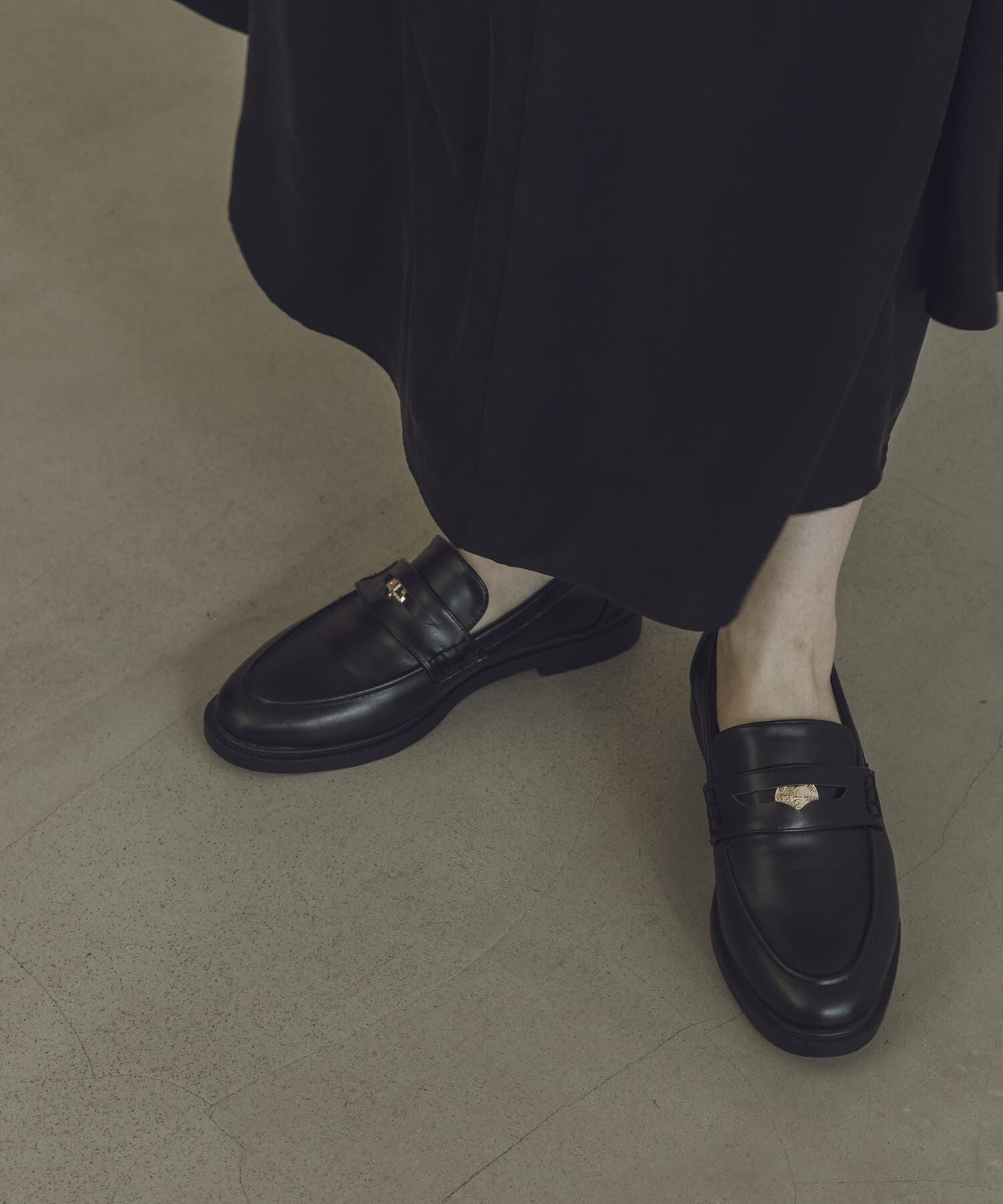 RODE SKO「『WEB/一部店舗限定』コインローファー」|ローファー|ブラック