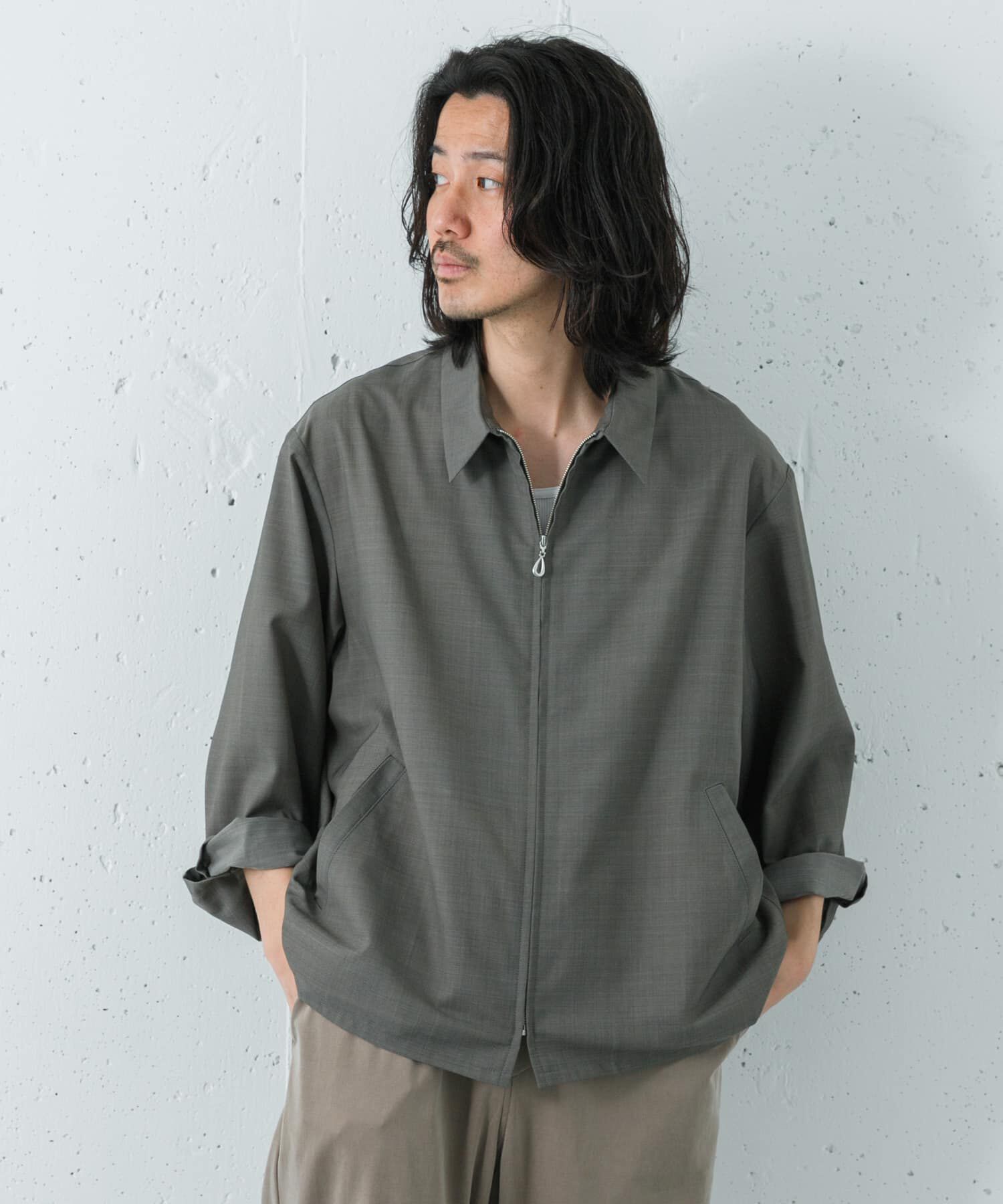 URBAN RESEARCH「『洗濯可/防シワ/接触冷感』WASHABLE WOOL SPORTS JACKET」|ブルゾン・スタジャン|