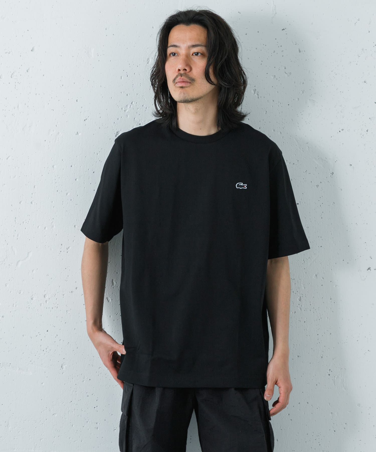 URBAN RESEARCH「LACOSTE　アウトラインクロッククルーネックTシャツ」|Tシャツ・カットソー|