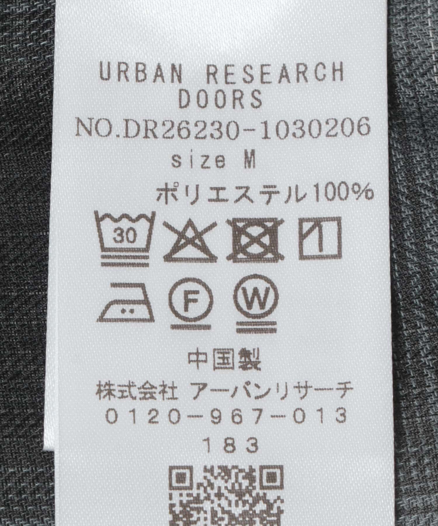 URBAN RESEARCH DOORS「オンブレチェック レギュラーカラーショートスリーブシャツ」|シャツ・ブラウス|