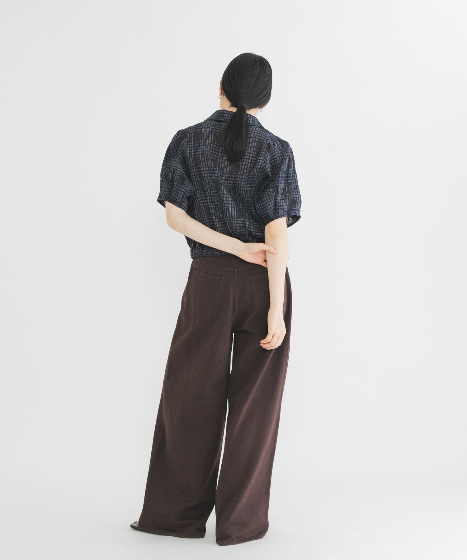  「コンパクトチェックシャツ」|シャツ・ブラウス|