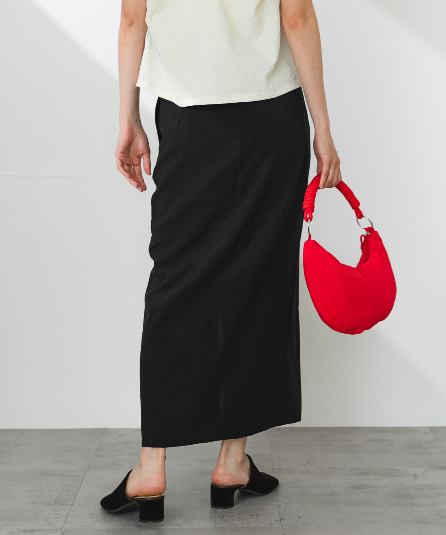 SENSE OF PLACE by URBAN RESEARCH「『一部WEB限定』『UR TECH DRYLUXE』リネンライクスリットタイトスカート」|スカート|