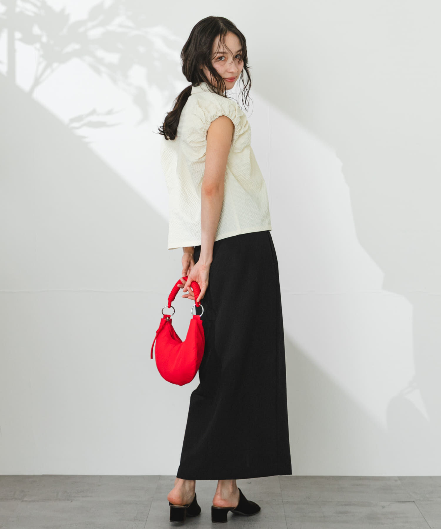 SENSE OF PLACE by URBAN RESEARCH「『一部WEB限定』『UR TECH DRYLUXE』リネンライクスリットタイトスカート」|スカート|