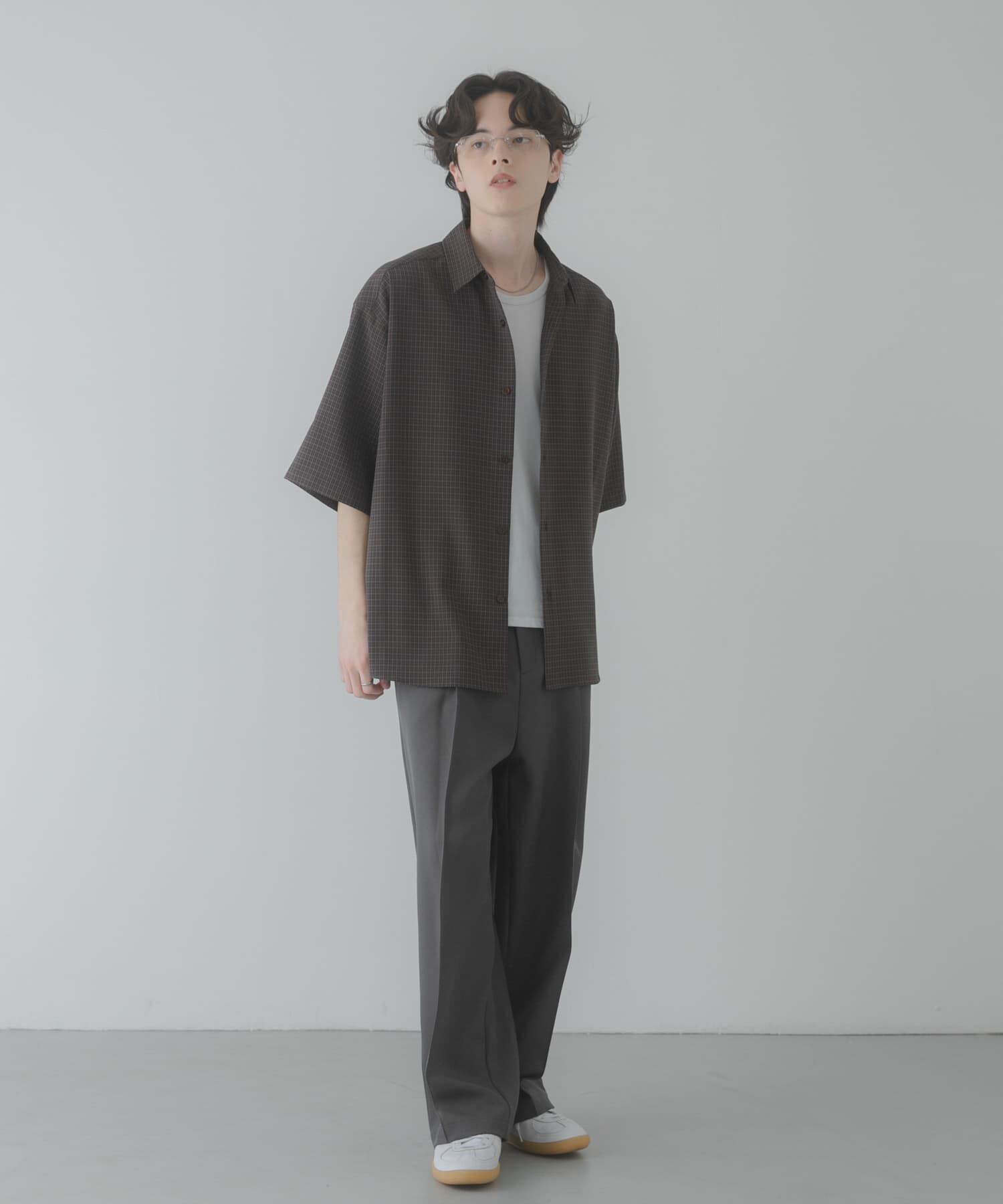 SENSE OF PLACE by URBAN RESEARCH「『ﾕﾆｾｯｸｽ』ﾏｲｸﾛﾁｪｯｸｴｸｽﾄﾗﾙｰｽﾞｼｮｰﾄｽﾘｰﾌ 」|シャツ・ブラウス|
