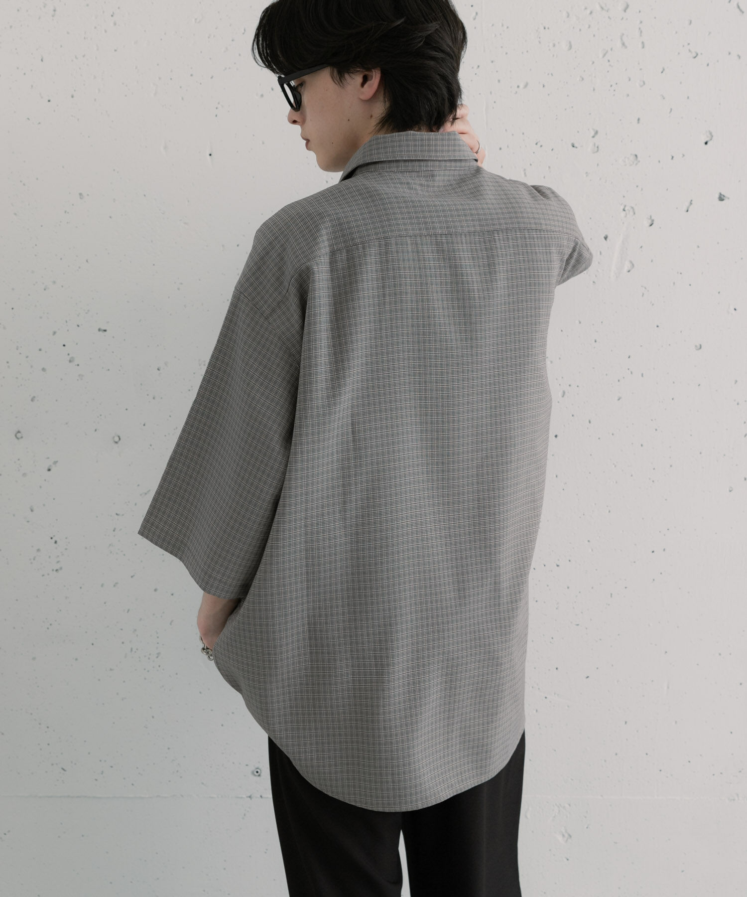 SENSE OF PLACE by URBAN RESEARCH「『ﾕﾆｾｯｸｽ』ﾏｲｸﾛﾁｪｯｸｴｸｽﾄﾗﾙｰｽﾞｼｮｰﾄｽﾘｰﾌ 」|シャツ・ブラウス|