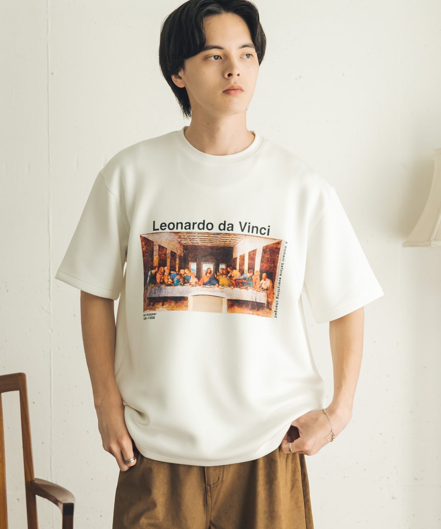 SENSE OF PLACE by URBAN RESEARCH「『別注』『イージーケア/吸水速乾/接触冷感』ART T-SHIRTS A(davinci)」|Tシャツ・カットソー|