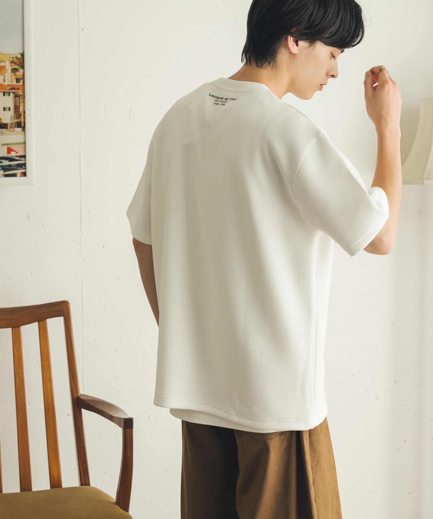 SENSE OF PLACE by URBAN RESEARCH「『別注』『イージーケア/吸水速乾/接触冷感』ART T-SHIRTS A(davinci)」|Tシャツ・カットソー|