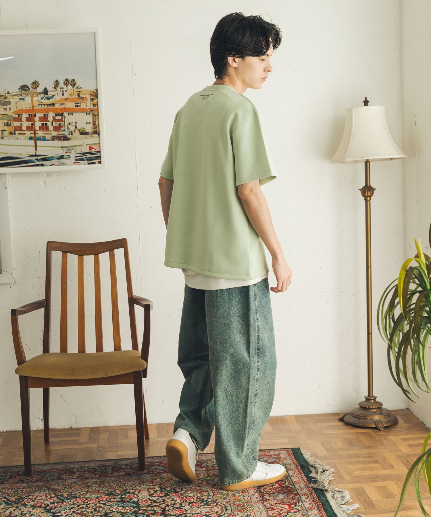 SENSE OF PLACE by URBAN RESEARCH「『別注』『イージーケア/吸水速乾/接触冷感』ART T-SHIRTS A(davinci)」|Tシャツ・カットソー|