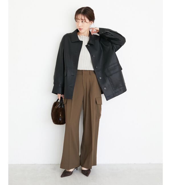  「センタープレスカーゴパンツ」|カーゴ|