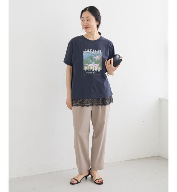  「ウォッシャブル麻混テーパードパンツ」|その他|