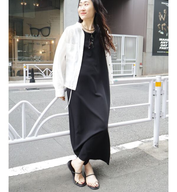  「《WEB限定》ノーマイルカットジャージータンクワンピース」|ワンピース|