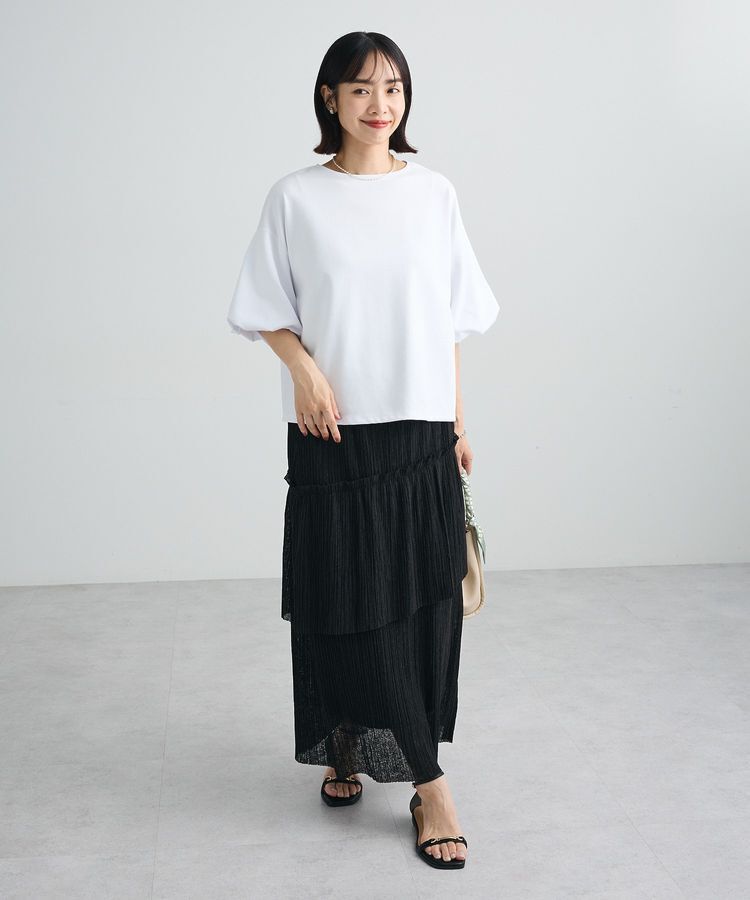 Green Parks「バルーン袖カットプルオーバー」|Tシャツ・カットソー|