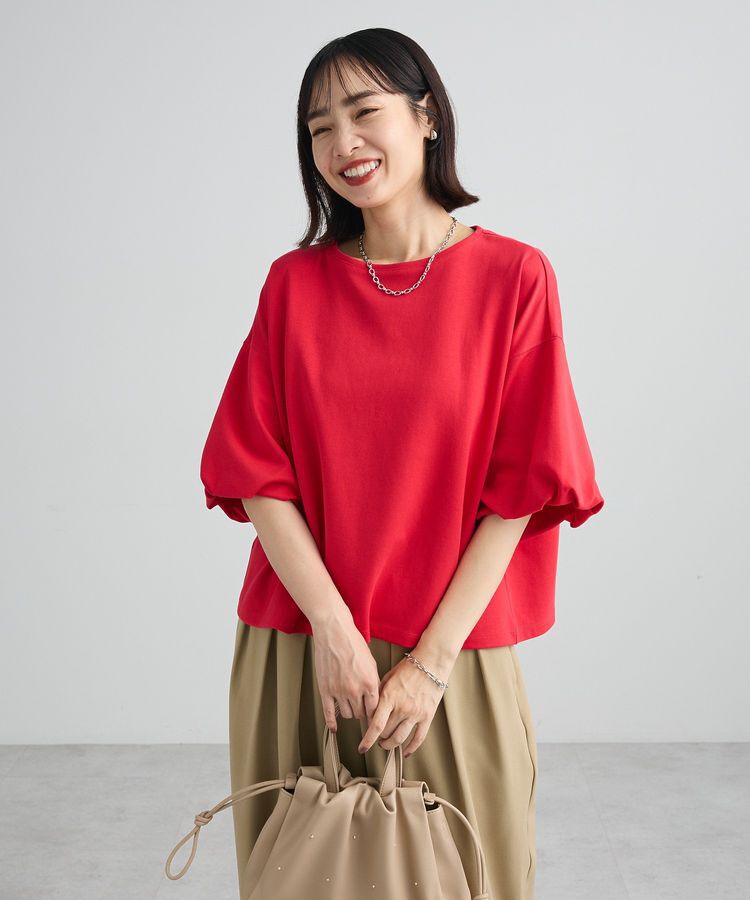 Green Parks「バルーン袖カットプルオーバー」|Tシャツ・カットソー|