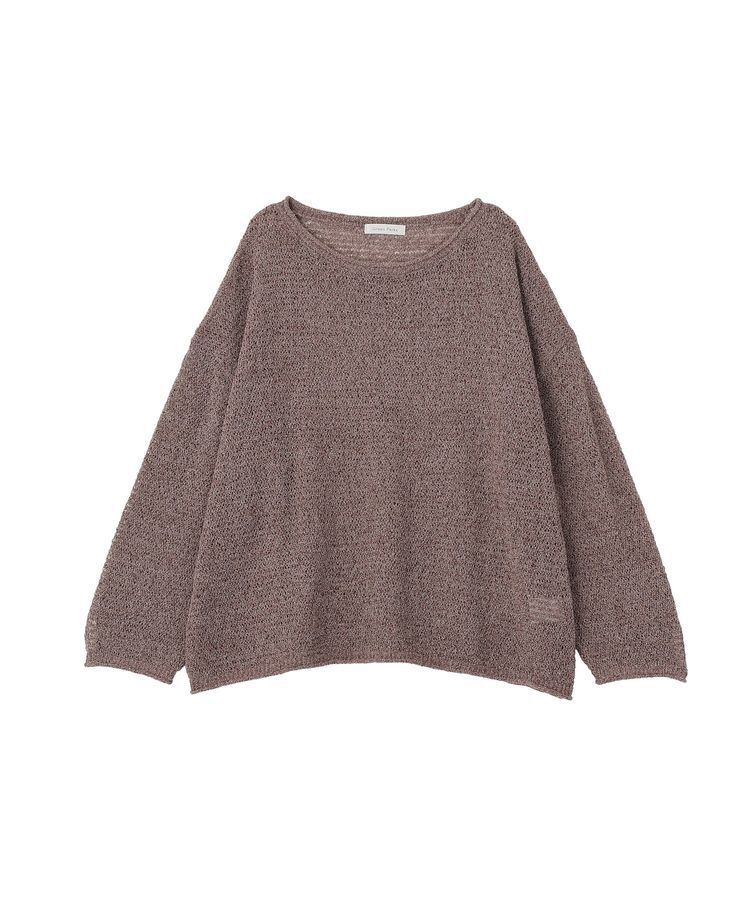 Green Parks「ざっくり長袖ニットプルオーバー」|ニット・セーター|Brown
