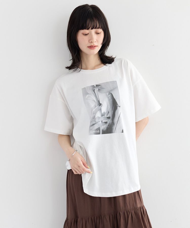 YECCA VECCA「【UVカット】フォトプリントTee」|Tシャツ・カットソー|