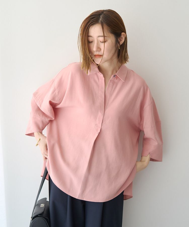 Editt by YECCA VECCA「バルーン袖スキッパーシャツ」|シャツ・ブラウス|