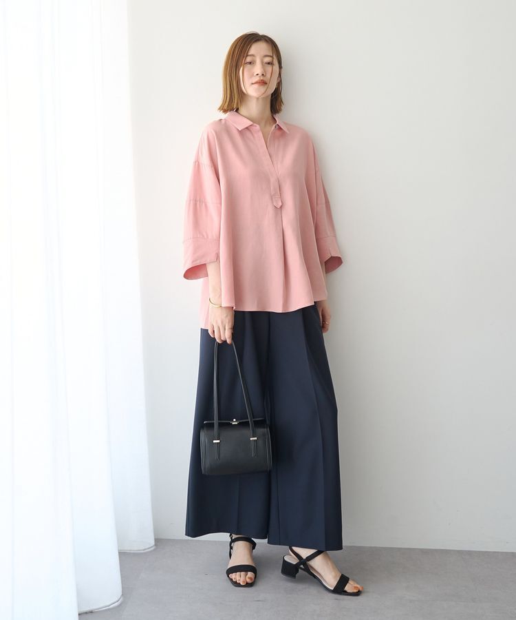 Editt by YECCA VECCA「バルーン袖スキッパーシャツ」|シャツ・ブラウス|